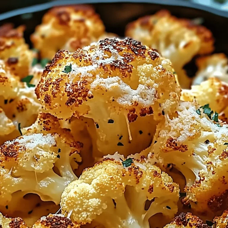 Crispy Parmesan Roasted Cauliflower