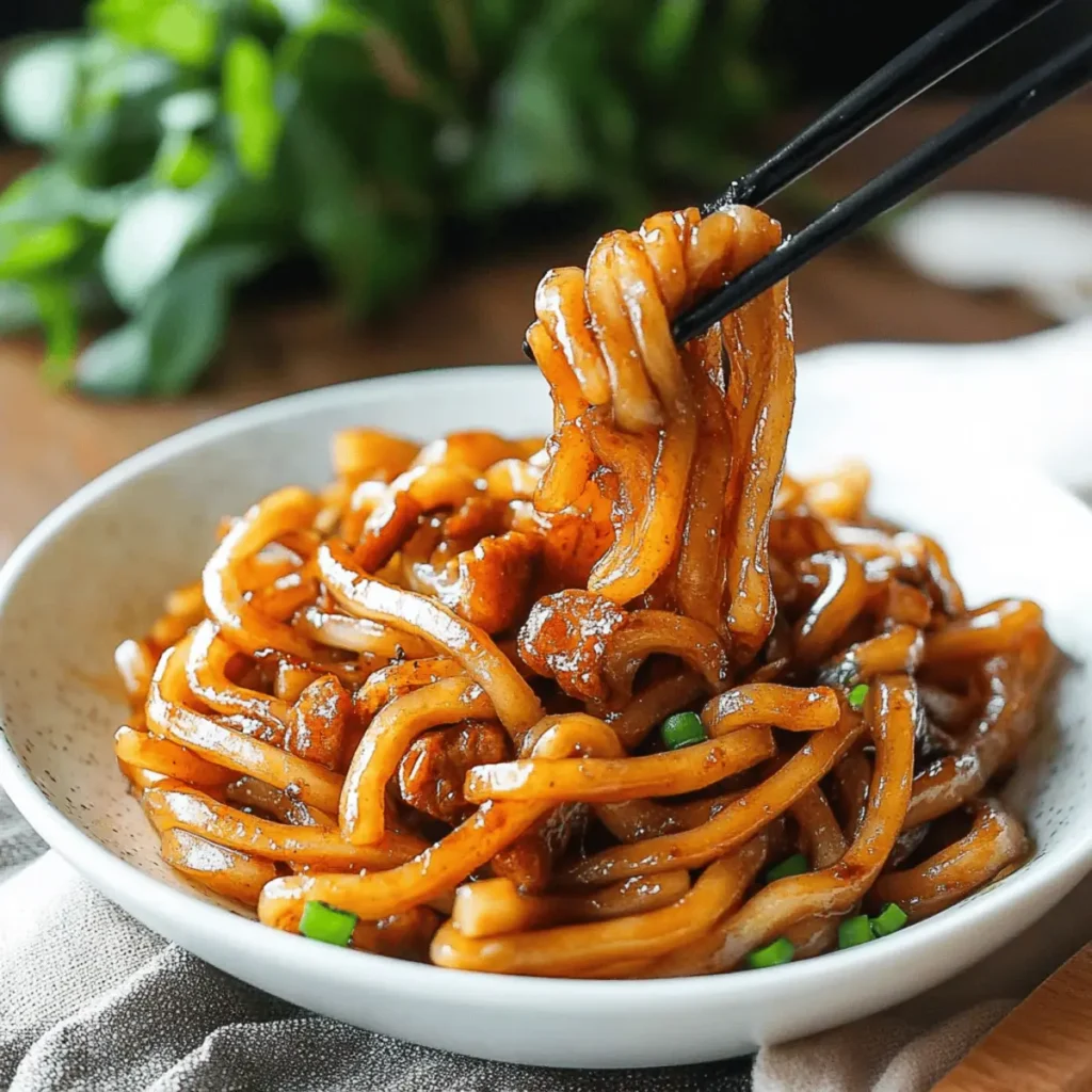 Easy 15-Minute Yaki Udon