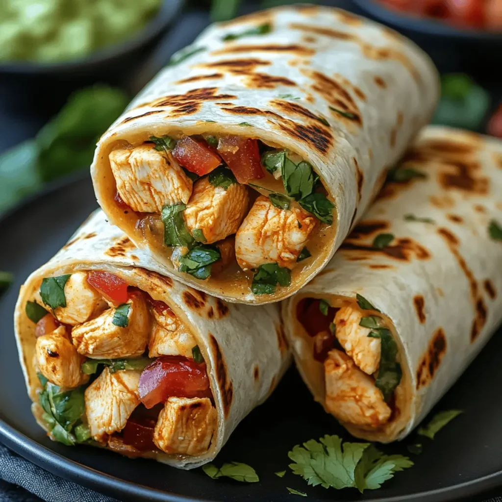 Easy Chipotle Ranch Grilled Chicken Burrito