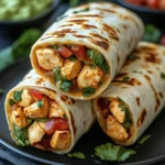 Easy Chipotle Ranch Grilled Chicken Burrito