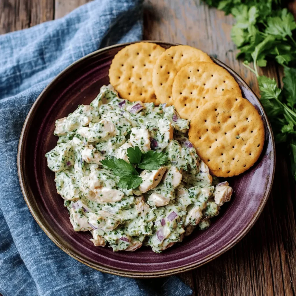 Healthy Green Goddess Chicken Salad