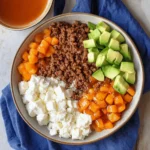 Hot Honey Ground Beef Bowls