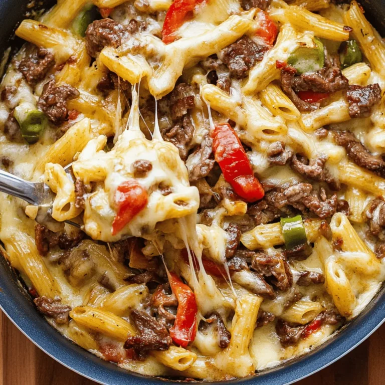 Philly Cheesesteak Pasta
