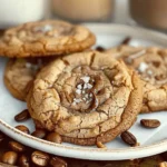 Brown Butter Coffee Toffee Cookies