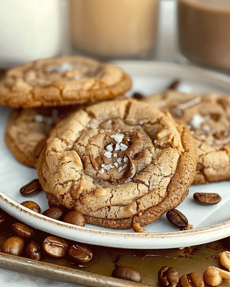 Brown Butter Coffee Toffee Cookies