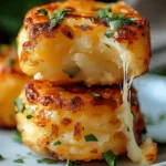Cheesy Mashed Potato Puff Bites