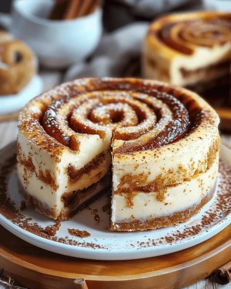 Cinnamon Roll Honeybun Cheesecake