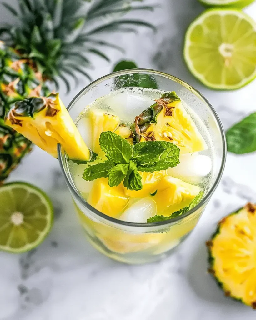 Cool Pineapple Infused Water Recipe
