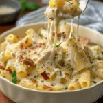 Creamy Pesto Chicken Pasta Bake Recipe