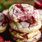 Double Strawberry Sugar Cookies