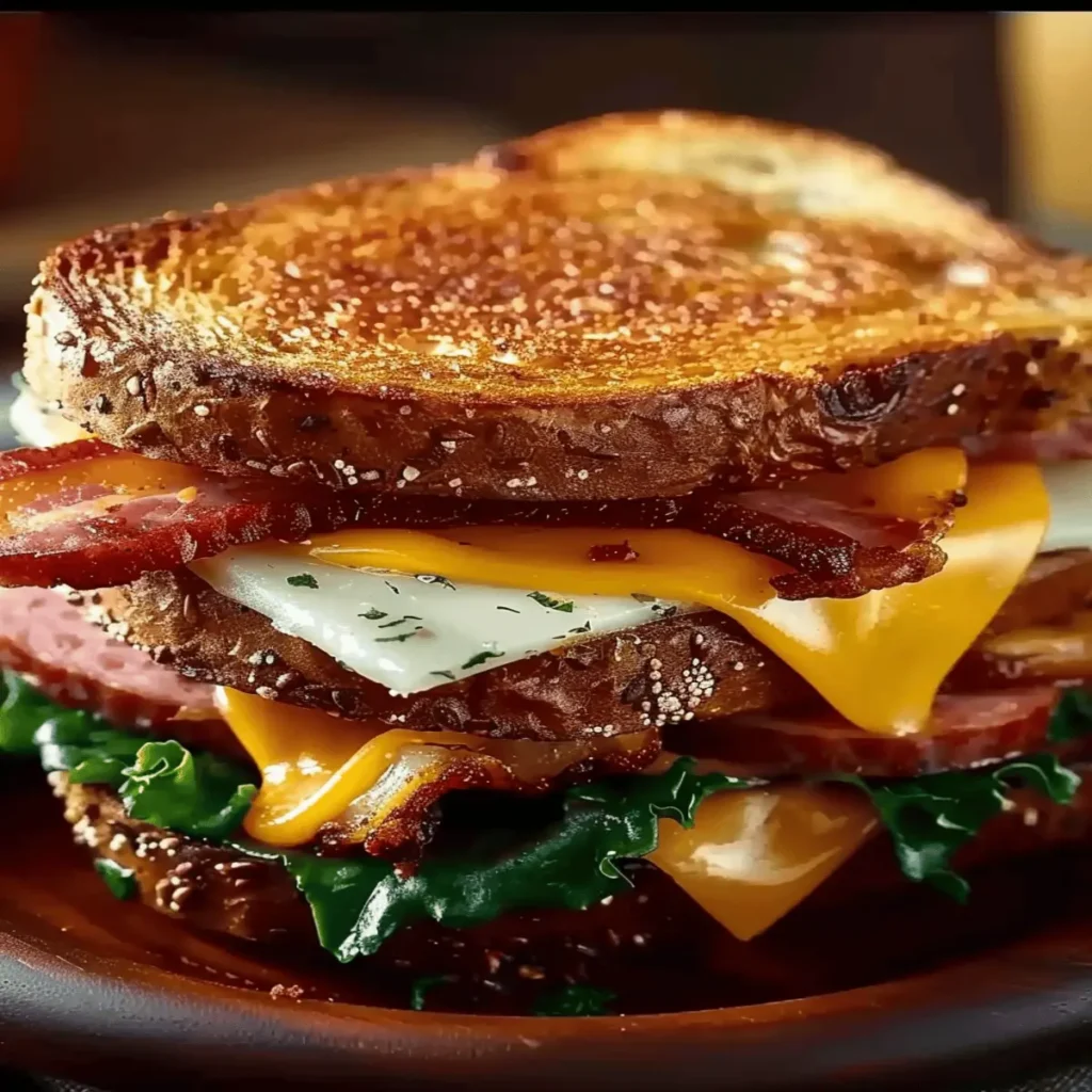Fried Bologna Sandwich