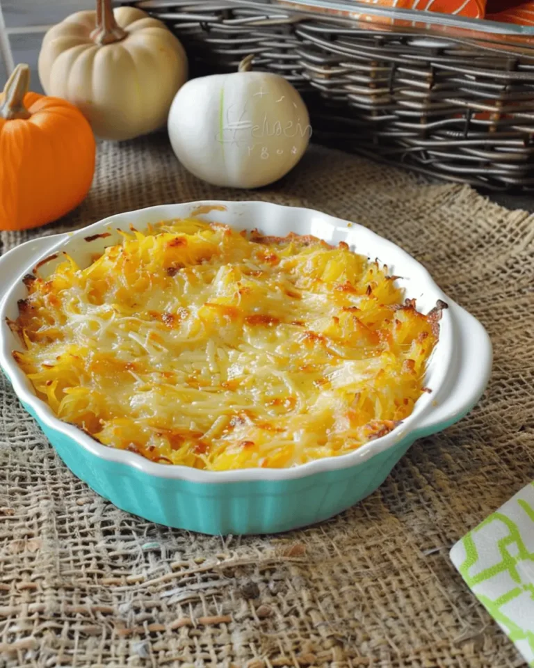 Healthy Spaghetti Squash Au Gratin – Cozy, Creamy & Totally Craveable