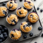 Homemade Blueberry Protein Muffins