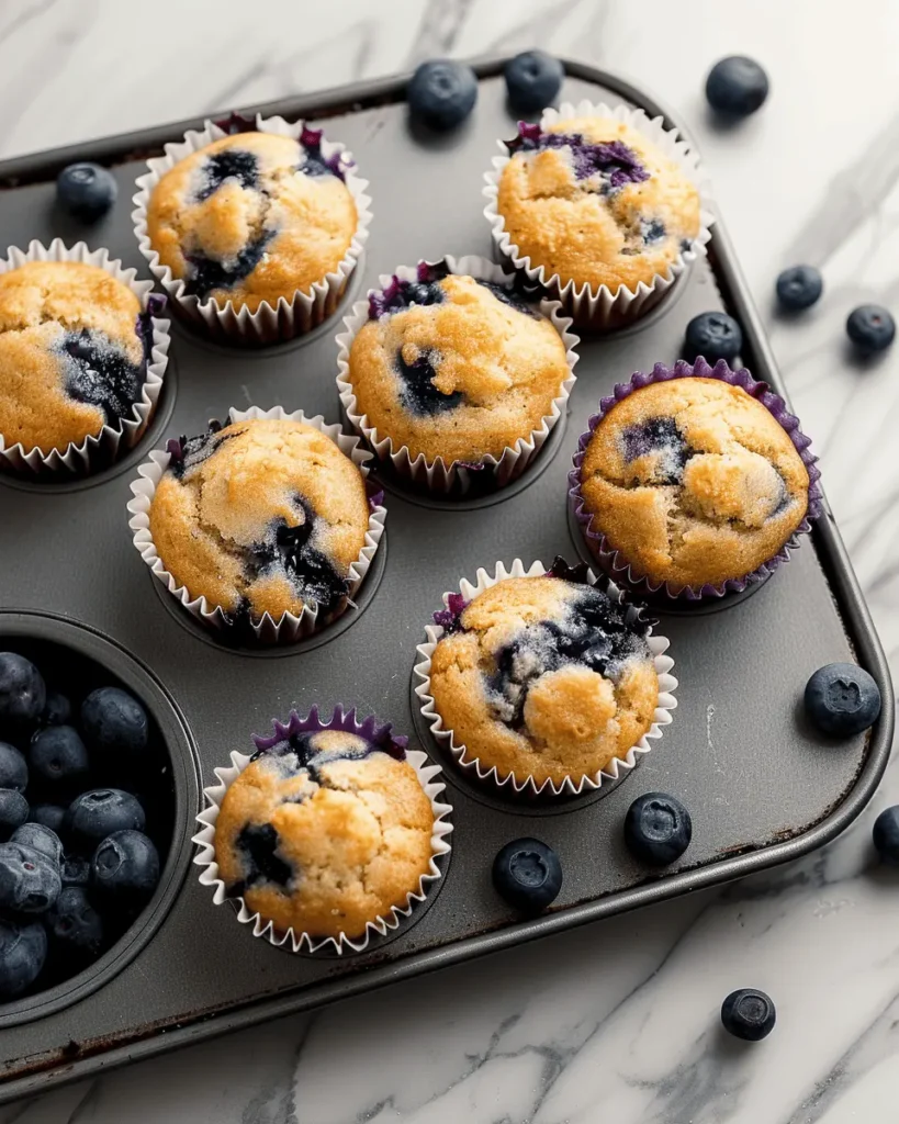 Homemade Blueberry Protein Muffins