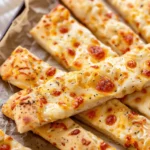 Homemade Cheesy Breadsticks