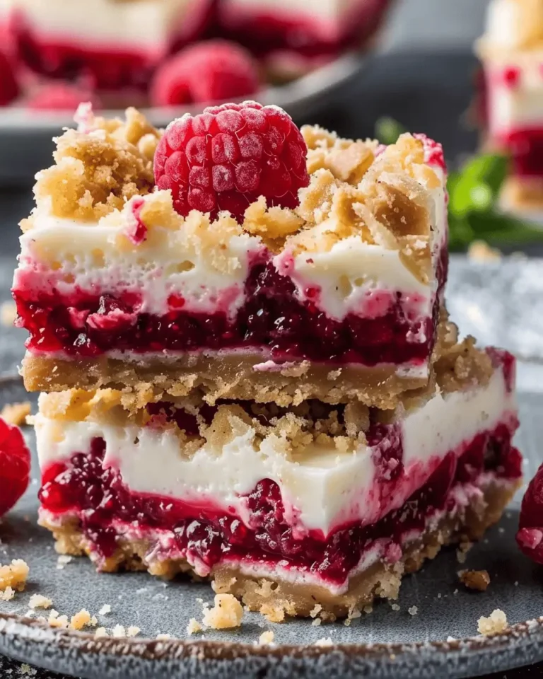 Irresistible Raspberry Cheesecake Bars: Easy Dessert Recipe Ideas for All Occasions