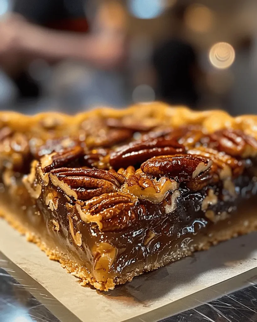 Lazy Pecan Pie Bars