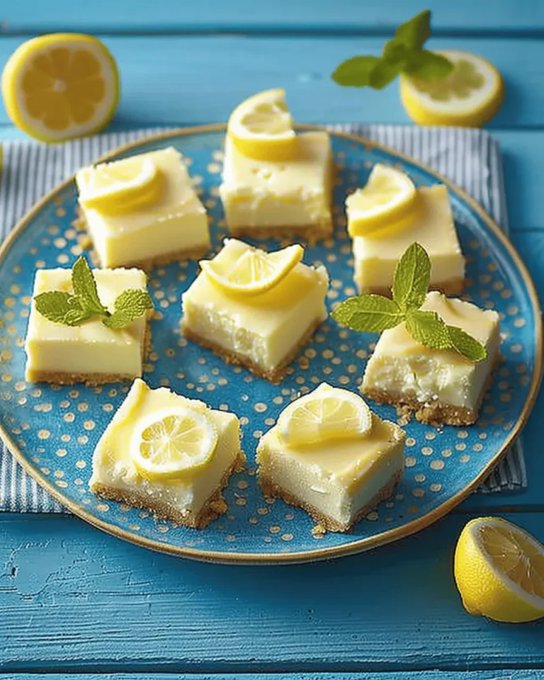 Lemon Cottage Cheese Bars