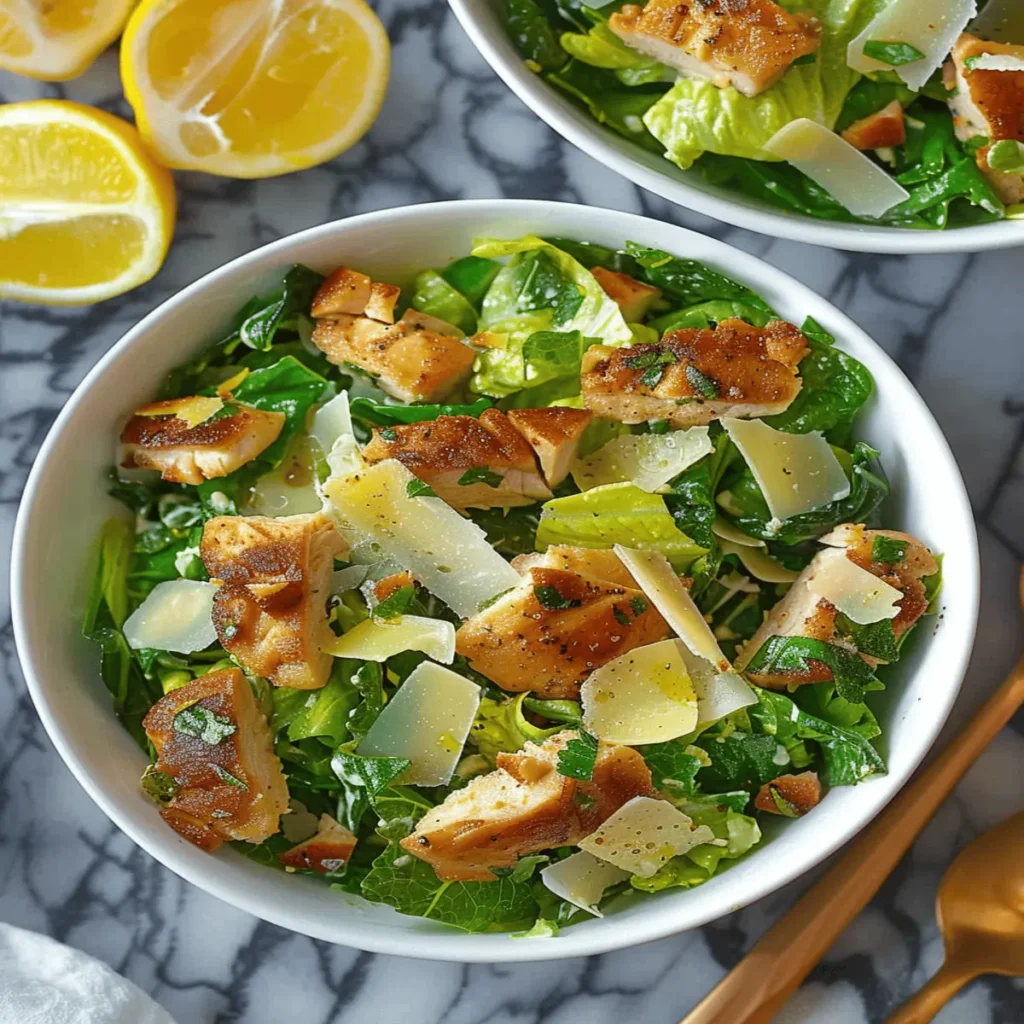 Perfect Chicken Caesar Salad