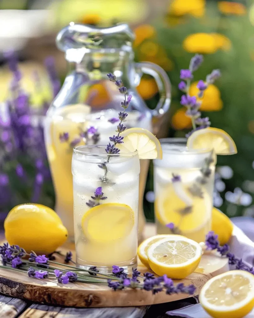 Refreshing Coconut Lavender Lemonade Mocktail Recipe