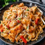 Spicy Cajun Honey Butter Chicken & Pasta
