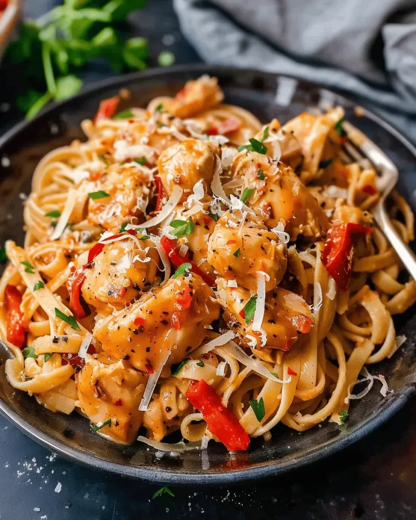 Spicy Cajun Honey Butter Chicken & Pasta