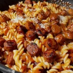 One-Pot Bold Honey BBQ Sausage Pasta