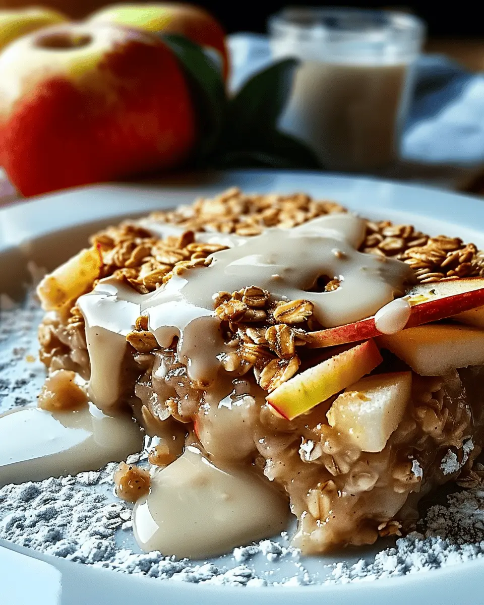 Oatmeal Apple Breakfast Bake: A Cozy Start with Turkey Bacon