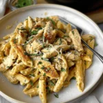 Healthy Garlic Parmesan Chicken Pasta Recipe