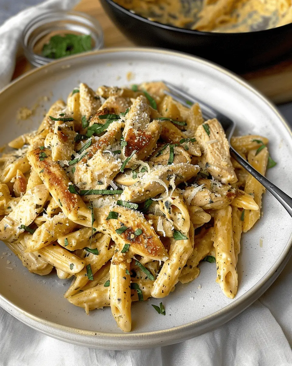 Healthy Garlic Parmesan Chicken Pasta: A Quick and Easy Delight