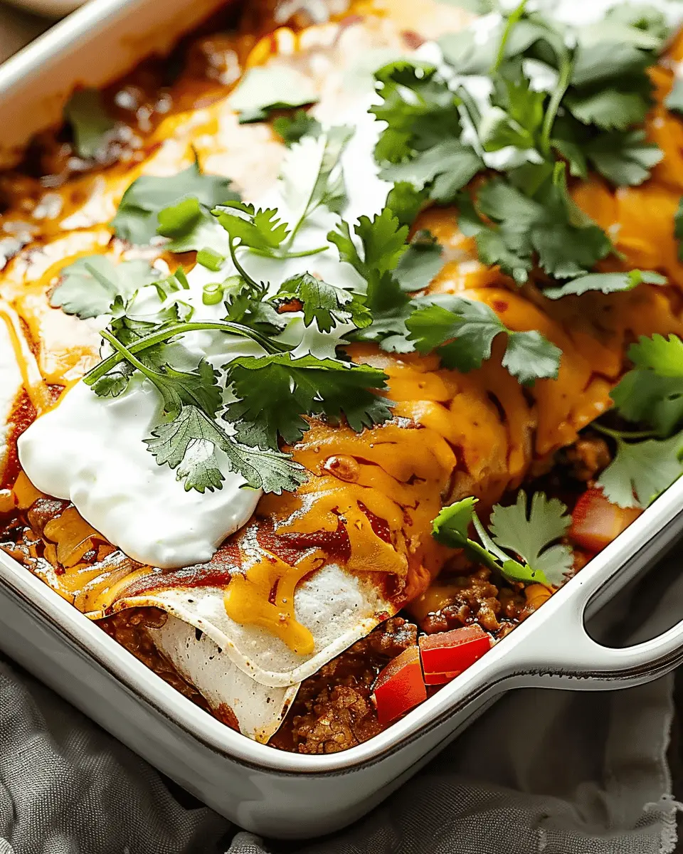 Easy Ground Beef Enchiladas: The Best 30-Minute Comfort Food