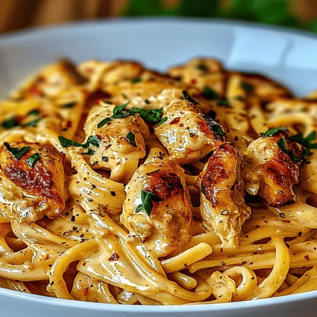 the best Cowboy Butter Chicken Linguine