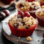 Cherry Cobbler Muffins