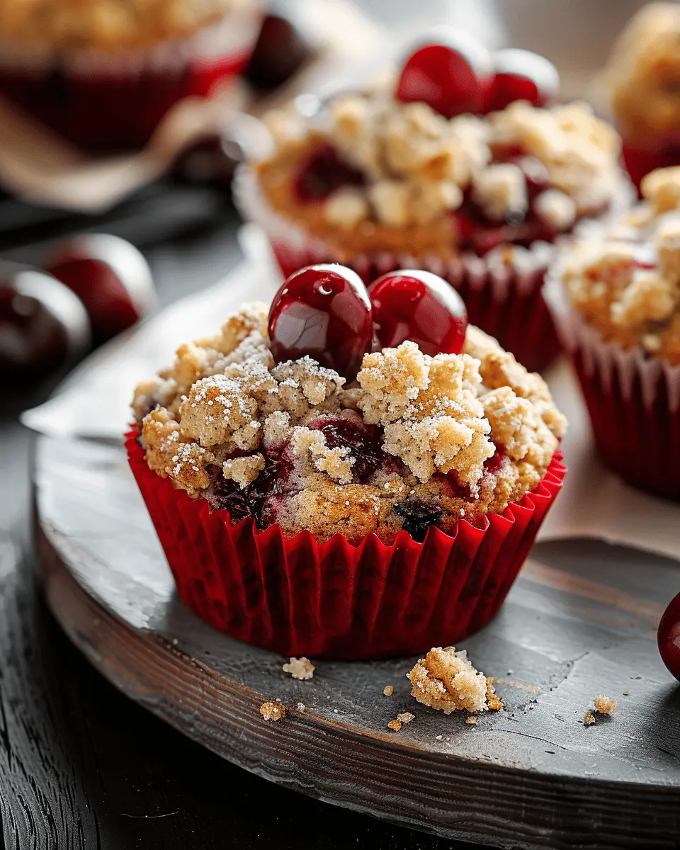 Cherry Cobbler Muffins: Easy and Delicious for Homemade Treats