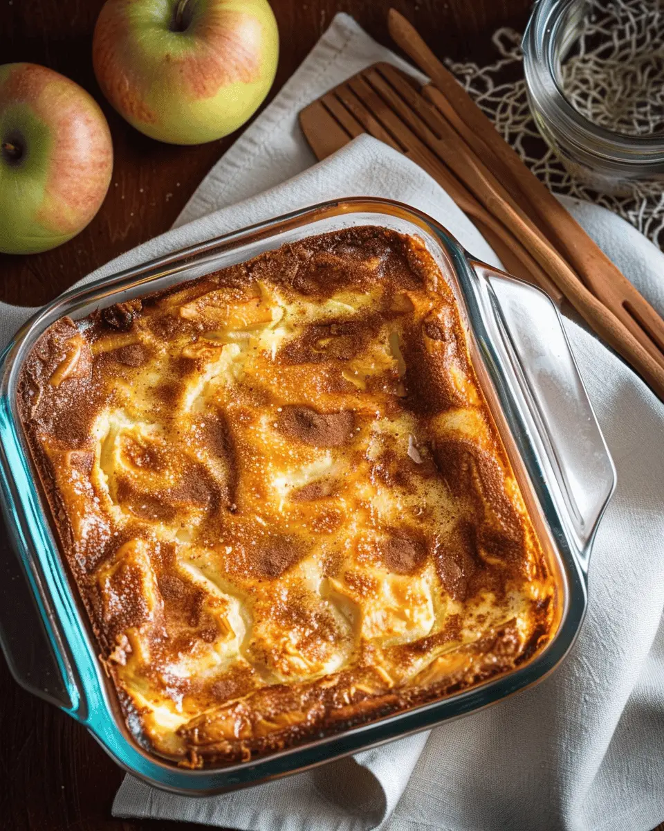 Apple Cinnamon Cottage Cheese Bake: Easy Protein-Packed Breakfast