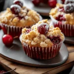 Cherry Cobbler Muffins
