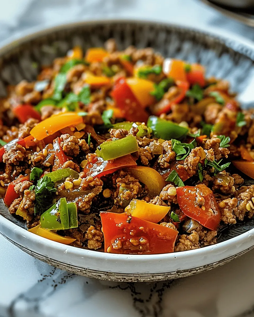 Ground turkey and peppers: Easy skillet recipe for delicious meals