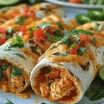 How to Make High Protein Low Calorie Cheesy Buffalo Chicken Burritos in 20 Minutes