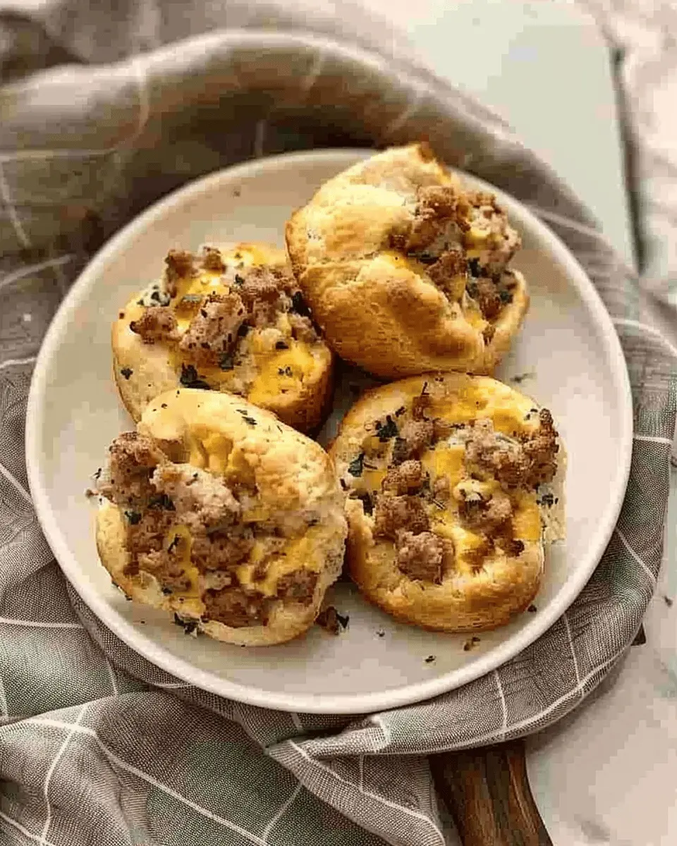 Sausage and Cream Cheese Biscuit Bites Recipe: Easy and Delicious