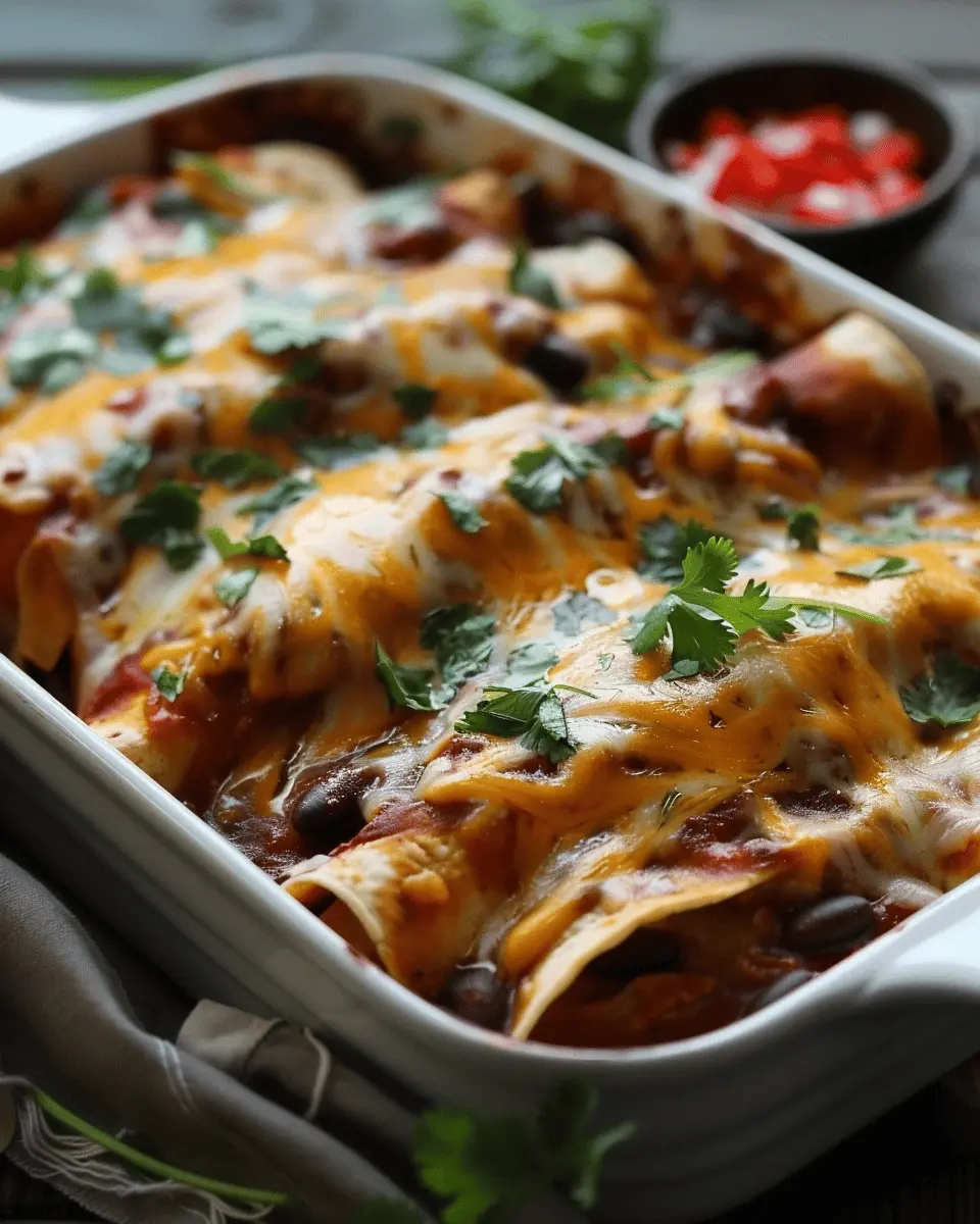High Protein Creamy Chilli Chicken Enchiladas for Easy Weeknight Meals
