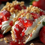 Strawberry Crunch Cheesecake Tacos