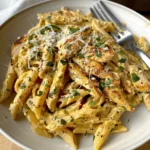 Healthy Garlic Parmesan Chicken Pasta Recipe