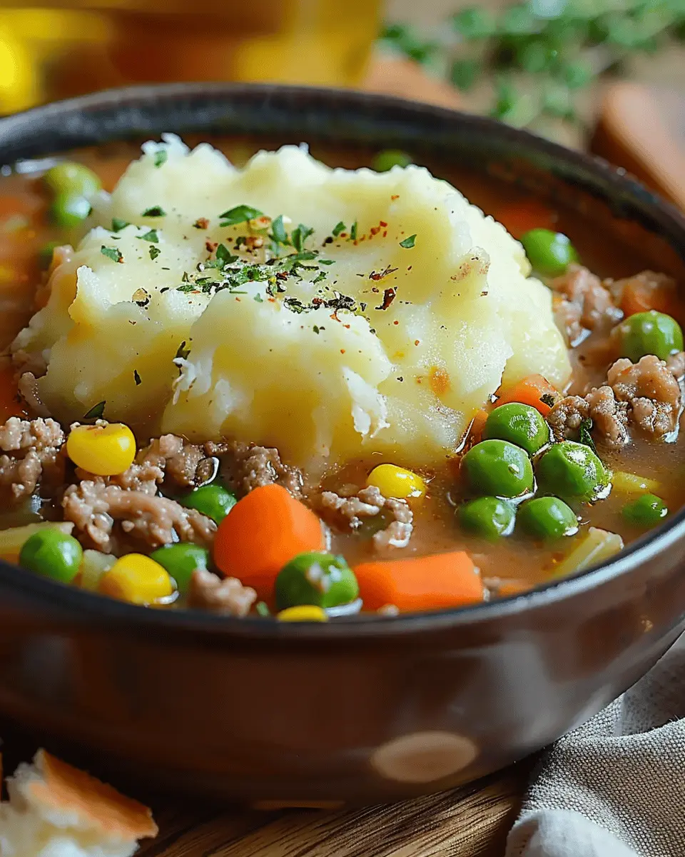 Quick and Hearty Shepherd’s Pie Soup: A Cozy Weeknight Delight