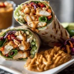 Thai Peanut Chicken Wraps