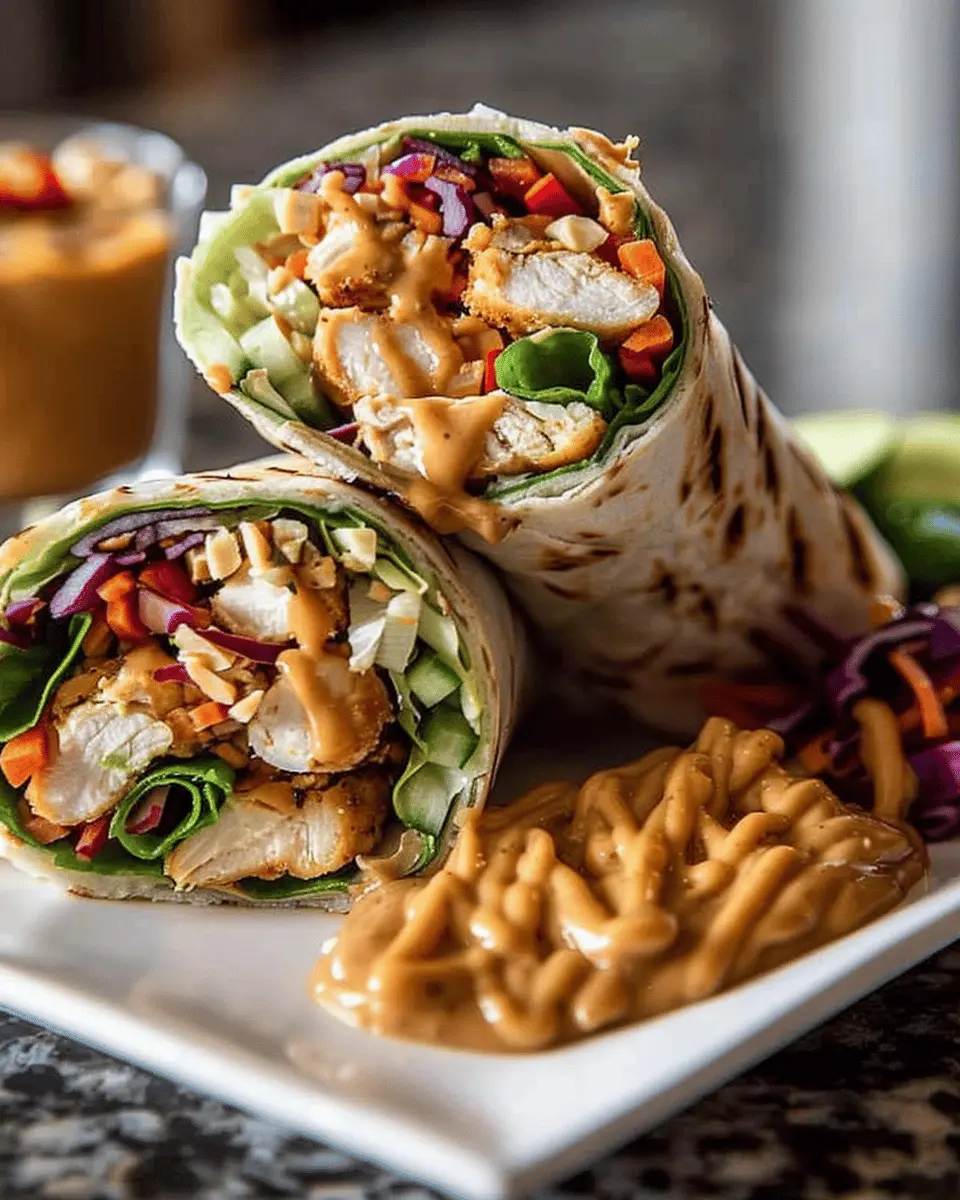 Thai Peanut Chicken Wraps: The Easy Recipe for a Healthy Meal