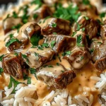 Steak Queso Rice