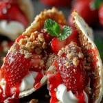 Strawberry Crunch Cheesecake Tacos