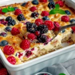 High Protein Triple Berry Bake – Healthy Breakfast Recipe