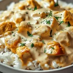 Creamy Smothered Chicken and Rice
