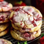 Double Strawberry Sugar Cookies